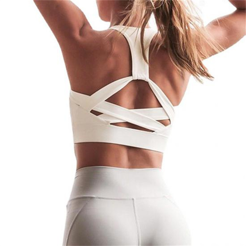 custom criss cross sports bra