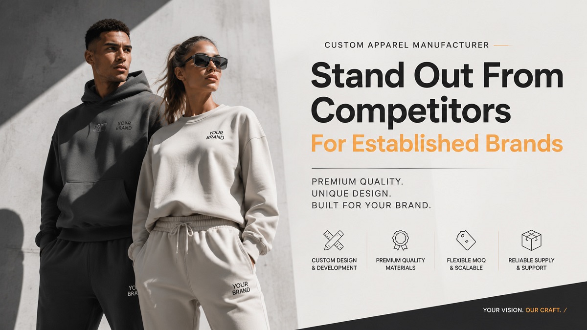 Custom Sweatsuits for Established Brands