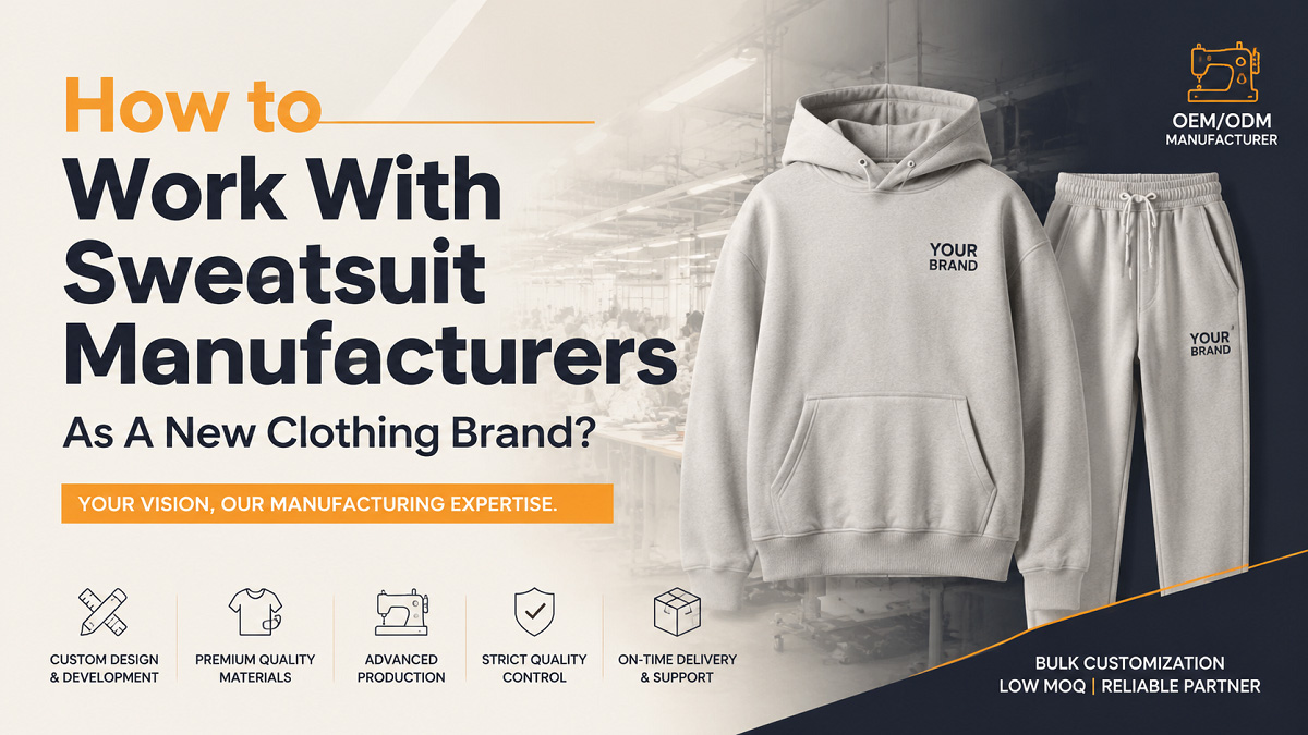 How to Work With Sweatsuit Manufacturers As A New Clothing Brand