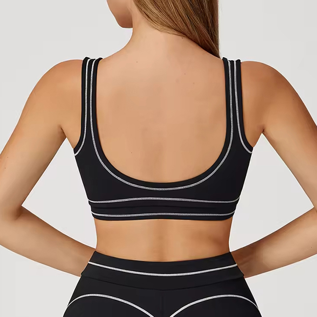 custom logo sports bra