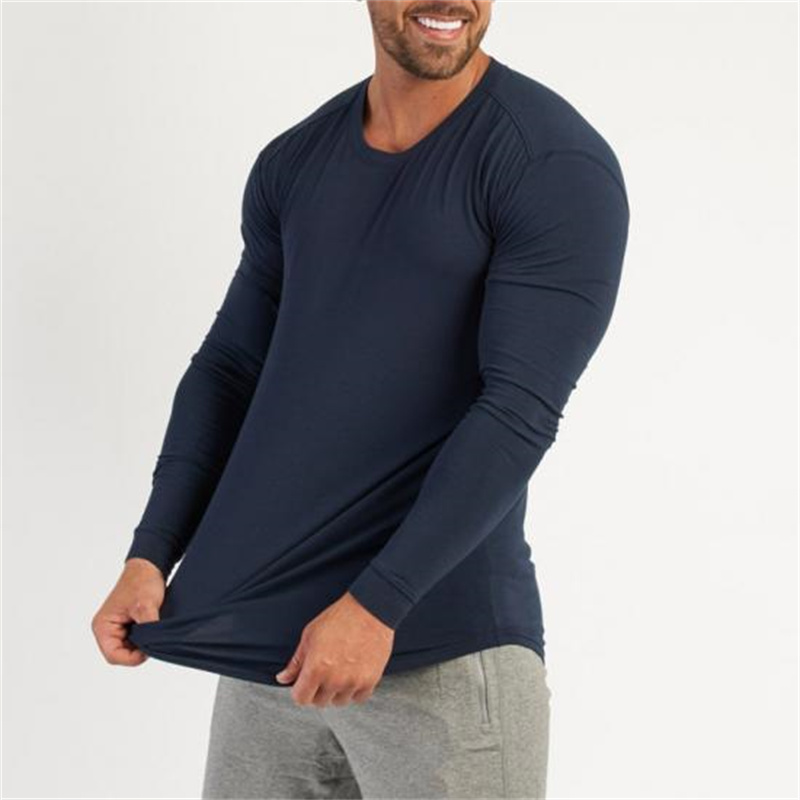 wholesale long sleeves fitted t shirts