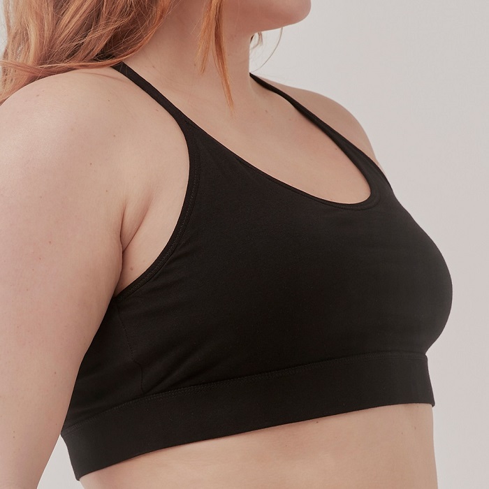 custom size sports bra