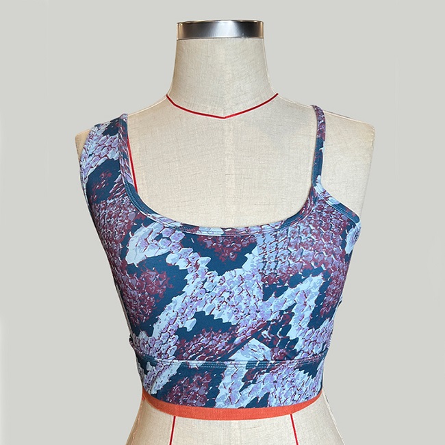 custom printed bra