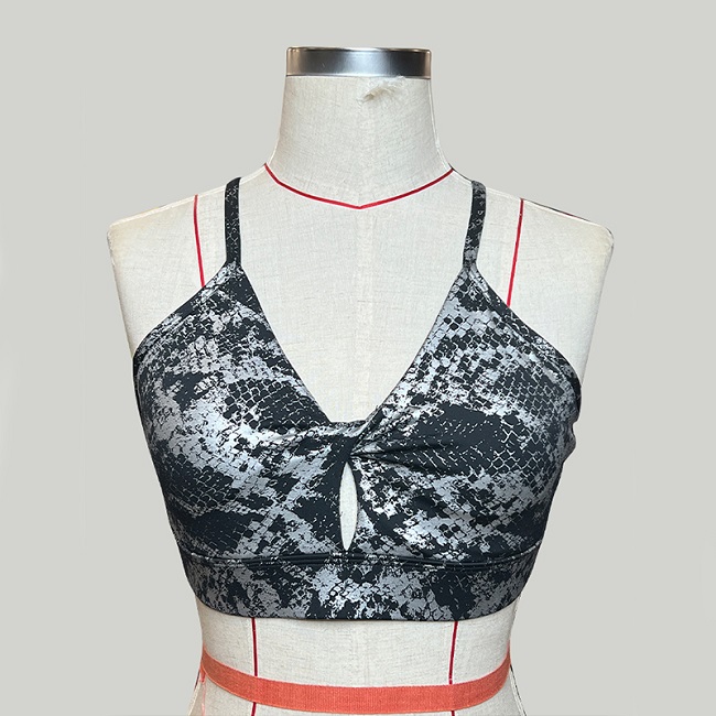 custom printed bra