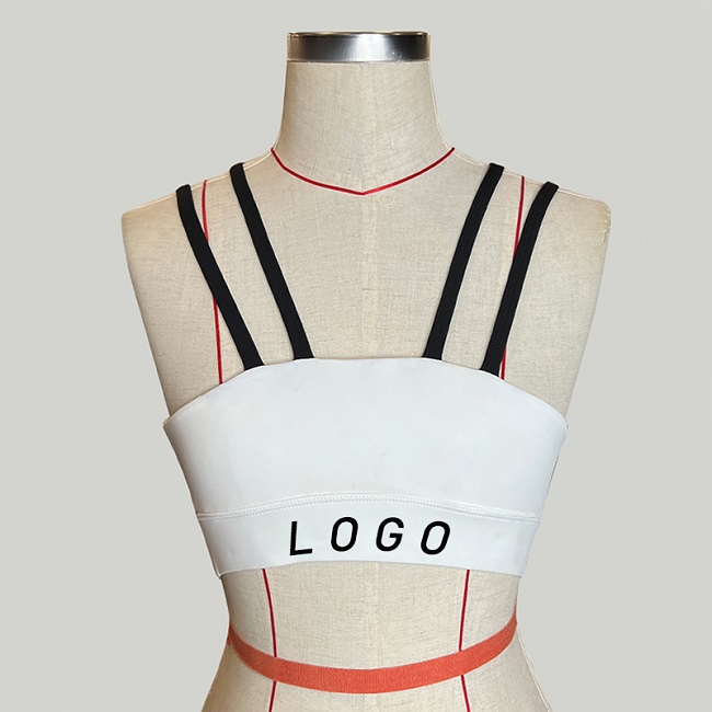 custom logo sports bra