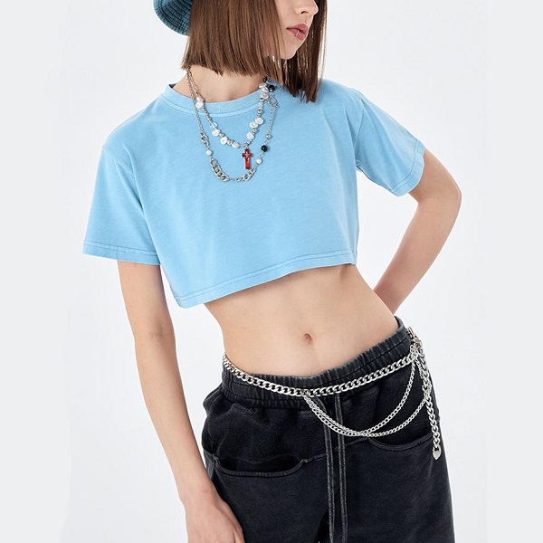 custom cropped t shirt