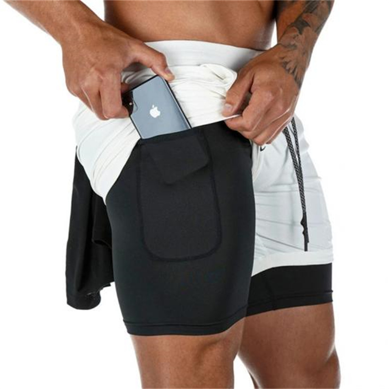 custom 2 layer sport shorts