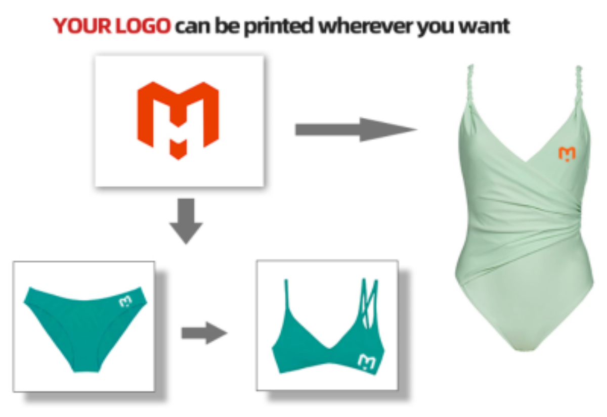 custom bikini logo